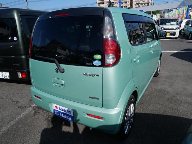 MRワゴン X 3型 バックモニター付 CD アイドリングストップ バックカメラ プッシュスタート オートエアコン 禁煙車 アイドリングストップ 衝突安全ボディ 盗難防止システム(4枚目)