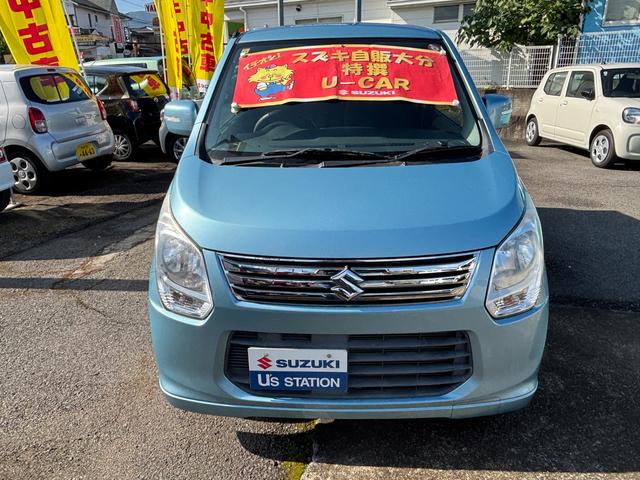 ワゴンR FXリミテッド MH34型 ナビ オートエアコン フルエアロ プッシュスタート オートエアコン 衝突安全ボディ 盗難防止システム(3枚目)