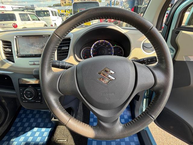 ワゴンR FXリミテッド MH34型 ナビ オートエアコン フルエアロ プッシュスタート オートエアコン 衝突安全ボディ 盗難防止システム(38枚目)