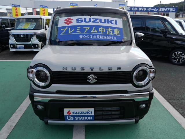 ハスラー タフワイルド　３型　ナビ　全方位カメラ　Ｂｌｕｅｔｏｏｔｈ　バックカメラ　オートライト　Ｂｌｕｅｔｏｏｔｈ　純正ナビ　プッシュスタート　シートヒーター　オートエアコン　スズキセーフティーサポート　衝突被害軽減システム　アイドリングストップ　横滑り防止機能（3枚目）