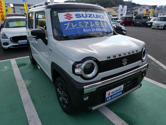 ハスラー タフワイルド　３型　ナビ　全方位カメラ　Ｂｌｕｅｔｏｏｔｈ　バックカメラ　オートライト　Ｂｌｕｅｔｏｏｔｈ　純正ナビ　プッシュスタート　シートヒーター　オートエアコン　スズキセーフティーサポート　衝突被害軽減システム　アイドリングストップ　横滑り防止機能（4枚目）