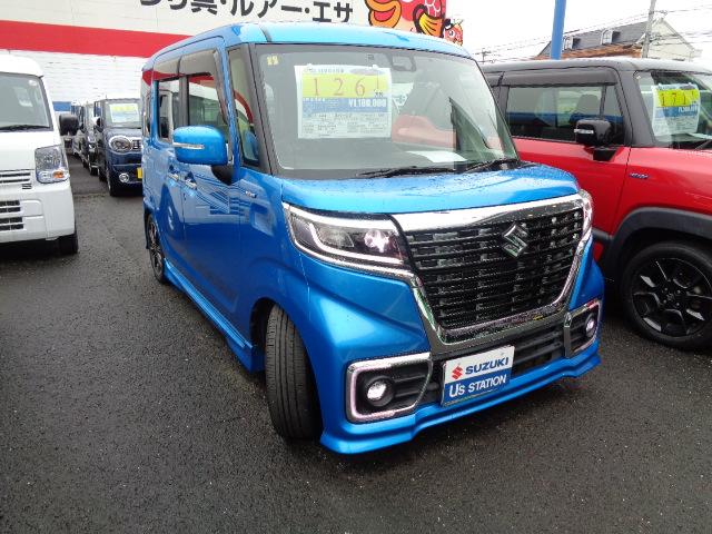 スペーシアカスタム カスタム　ＨＹＢＲＩＤ　ＸＳターボ　４ＷＤ　ＬＥＤ　ＥＴＣ（3枚目）