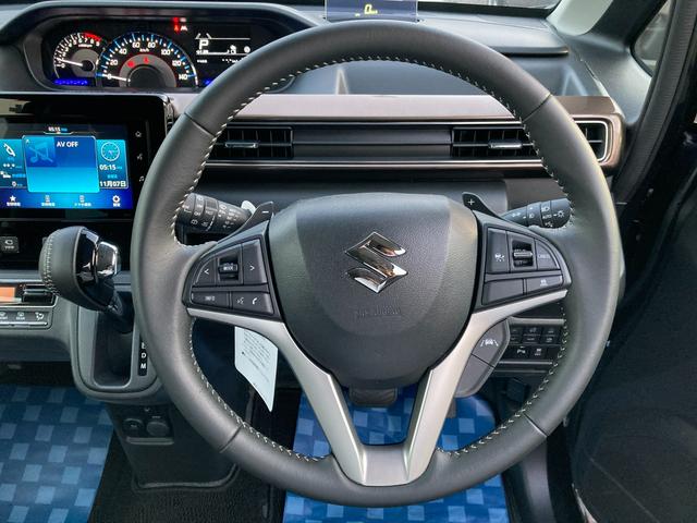 ワゴンRカスタムZ カスタムZ HYBRID ZT 4型 ディスプレイオーディオ 15インチアルミホイール オートライト プッシュスタート 全方位カメラ シートヒーター オートエアコン 衝突被害軽減システム アイドリングストップ 横滑り防止機能 衝突安全ボディ 盗難防止システム(22枚目)