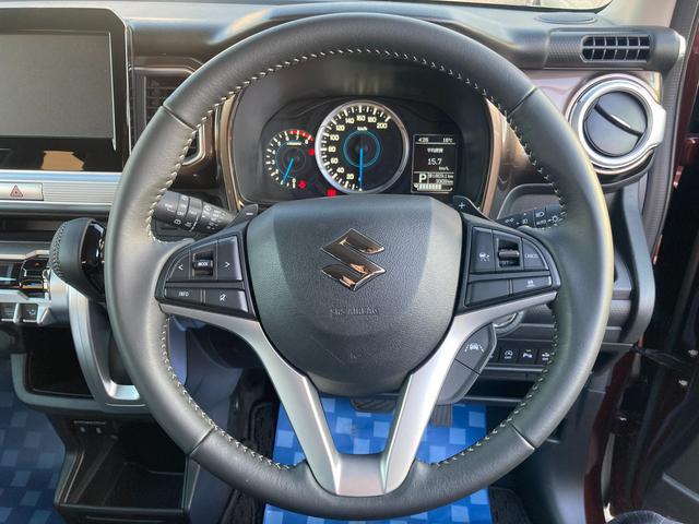 クロスビー HYBRID MZ 4型 オートライト パドルシフト USB 16インチアルミホイール プッシュスタート シートヒーター オートエアコン 衝突被害軽減システム アイドリングストップ 横滑り防止機能 衝突安全ボディ 盗難防止システム 取扱説明書 メンテナンスノート(22枚目)