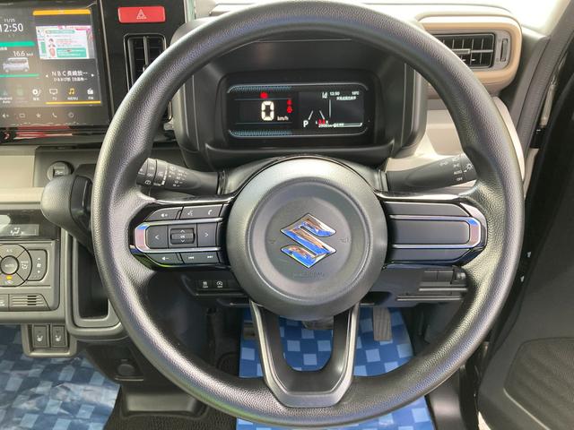 スペーシア HYBRID X ナビ 全方位カメラ LED USBソケット フルホイールキャップ オートライト 両側電動スライドドア プッシュスタート シートヒーター オートエアコン 衝突被害軽減システム アイドリングストップ 横滑り防止機能 衝突安全ボディ 盗難防止システム(19枚目)