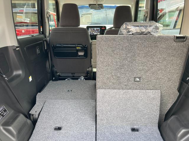 スペーシア HYBRID X ナビ 全方位カメラ LED USBソケット フルホイールキャップ オートライト 両側電動スライドドア プッシュスタート シートヒーター オートエアコン 衝突被害軽減システム アイドリングストップ 横滑り防止機能 衝突安全ボディ 盗難防止システム(61枚目)