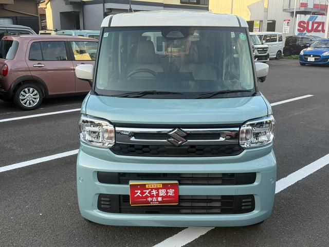 スペーシア ＨＹＢＲＩＤ　Ｘ　両側電動スライドドア　シートヒーター　オートライト　ＬＥＤ　プッシュスタート　オートエアコン　衝突被害軽減システム　アイドリングストップ　ＵＳＢソケット　横滑り防止機能　衝突安全ボディ　盗難防止システム　取扱説明書　メンテナンスノート（3枚目）