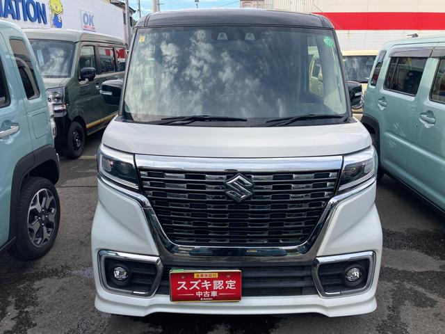 スペーシアカスタム カスタム HYBRID XSターボ 2型 ナビ バックカメラ スズキの大感謝祭!11月15日から16日の2日間限定価格となります。当店が自信を持って販売する車がスタッフと共にお客様のご来店をお待ちしております!店舗へご来店いただける方のみ販売させて頂きます。(3枚目)