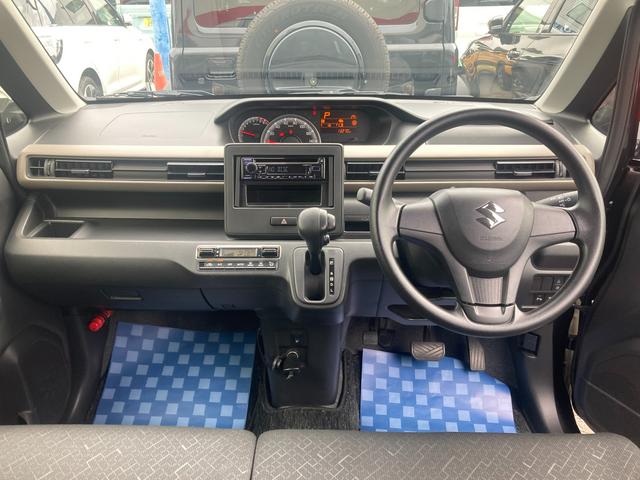 ワゴンR HYBRID FX 2型 衝突被害軽減システム オートライト フルホイールキャップ プッシュスタート CDステレオ シートヒーター オートエアコン アイドリングストップ 横滑り防止機能 衝突安全ボディ 盗難防止システム 取扱説明書 メンテナンスノート(19枚目)