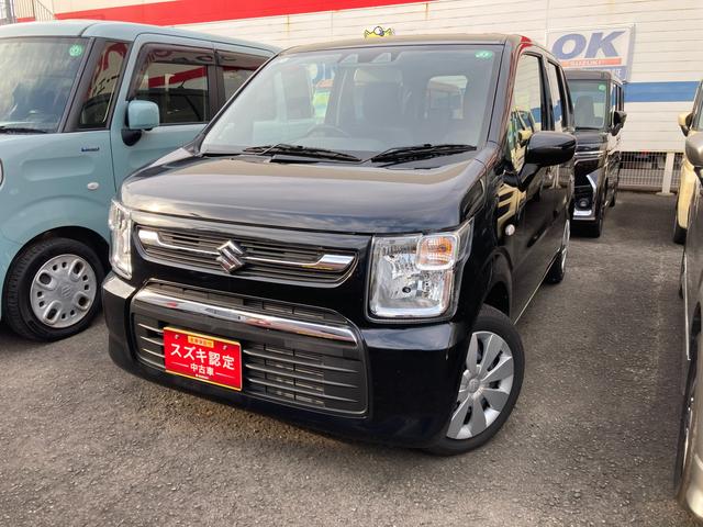 ワゴンＲ ＦＸ　４型　衝突被害軽減システム　プッシュスタート　フルホイールキャップ　オートライト　電動格納ドアミラー　パワーウィンドウ　シートヒーター　オートエアコン　横滑り防止機能　衝突安全ボディ　盗難防止システム　取扱説明書　メンテナンスノート（2枚目）