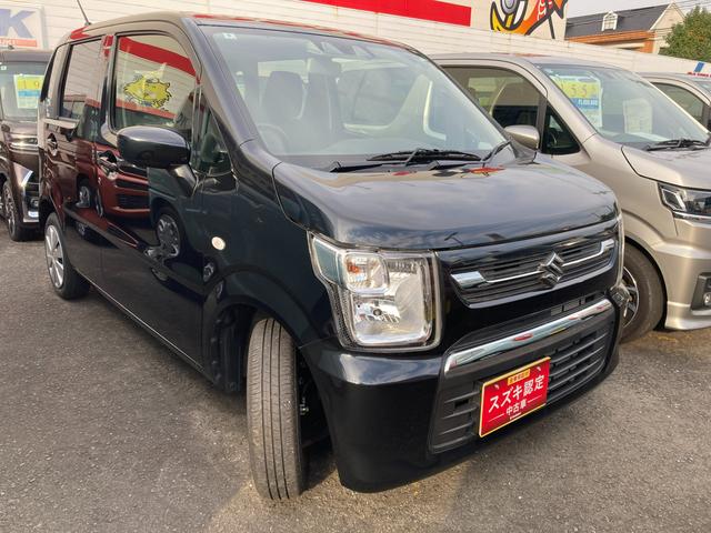 ワゴンＲ ＦＸ　４型　衝突被害軽減システム　プッシュスタート　フルホイールキャップ　オートライト　電動格納ドアミラー　パワーウィンドウ　シートヒーター　オートエアコン　横滑り防止機能　衝突安全ボディ　盗難防止システム　取扱説明書　メンテナンスノート（4枚目）