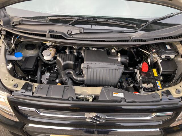 ワゴンＲ ＦＸ　４型　衝突被害軽減システム　プッシュスタート　フルホイールキャップ　オートライト　電動格納ドアミラー　パワーウィンドウ　シートヒーター　オートエアコン　横滑り防止機能　衝突安全ボディ　盗難防止システム　取扱説明書　メンテナンスノート（14枚目）