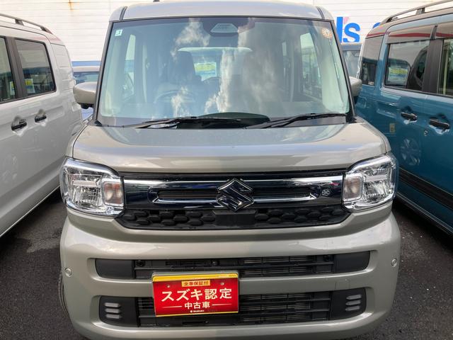 スペーシア HYBRID G ナビ 全方位カメラ 両側スライドドア フルホイールキャップ オートライト プッシュスタート オートエアコン 衝突被害軽減システム アイドリングストップ 横滑り防止機能 衝突安全ボディ 盗難防止システム 取扱説明書 メンテナンスノート(3枚目)