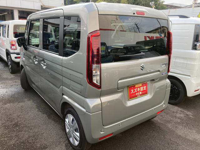 スペーシア HYBRID G ナビ 全方位カメラ 両側スライドドア フルホイールキャップ オートライト プッシュスタート オートエアコン 衝突被害軽減システム アイドリングストップ 横滑り防止機能 衝突安全ボディ 盗難防止システム 取扱説明書 メンテナンスノート(7枚目)