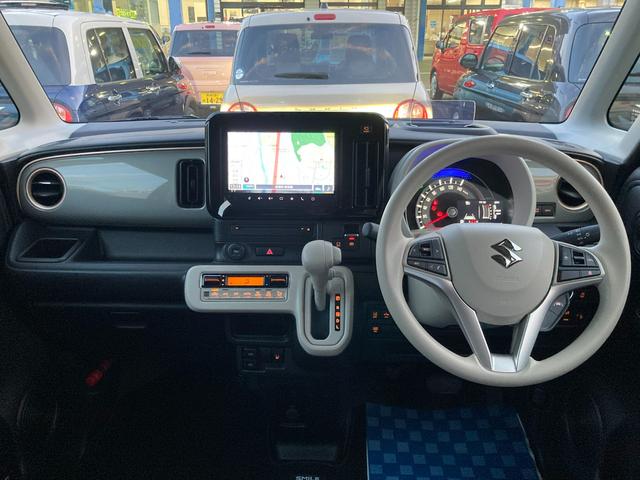 ワゴンＲスマイル ＨＹＢＲＩＤ　Ｓ　３型　ナビ　全方位カメラ　ＵＳＢソケット　フルホイールキャップ　オートライト　片側電動スライドドア　プッシュスタート　シートヒーター　オートエアコン　衝突被害軽減システム　アイドリングストップ　横滑り防止機能　衝突安全ボディ　盗難防止システム（15枚目）