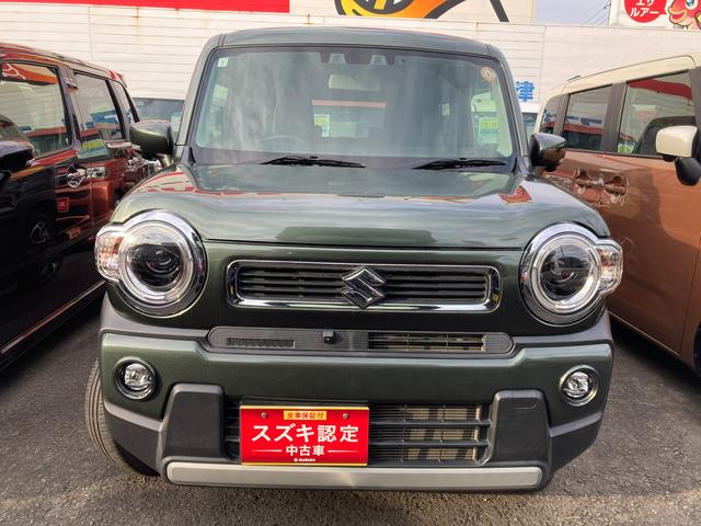 ハスラー ＨＹＢＲＩＤ　Ｘ　ナビ　全方位カメラ　ＥＴＣ　オートライト　１５インチアルミホイール　プッシュスタート　シートヒーター　オートエアコン　衝突被害軽減システム　アイドリングストップ　横滑り防止機能　衝突安全ボディ　盗難防止システム　取扱説明書　メンテナンスノート（3枚目）