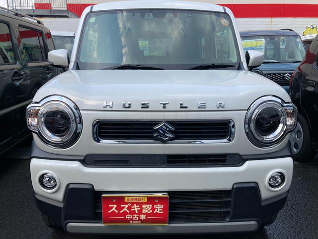 ハスラー HYBRID X ナビ ETC ドラレコ オートライト 15インチアルミホイール プッシュスタート シートヒーター オートエアコン 衝突被害軽減システム アイドリングストップ 横滑り防止機能 衝突安全ボディ 盗難防止システム 取扱説明書 メンテナンスノート(3枚目)