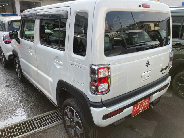 ハスラー HYBRID X ナビ ETC ドラレコ オートライト 15インチアルミホイール プッシュスタート シートヒーター オートエアコン 衝突被害軽減システム アイドリングストップ 横滑り防止機能 衝突安全ボディ 盗難防止システム 取扱説明書 メンテナンスノート(7枚目)