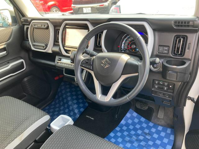 ハスラー HYBRID X ナビ ETC ドラレコ オートライト 15インチアルミホイール プッシュスタート シートヒーター オートエアコン 衝突被害軽減システム アイドリングストップ 横滑り防止機能 衝突安全ボディ 盗難防止システム 取扱説明書 メンテナンスノート(55枚目)
