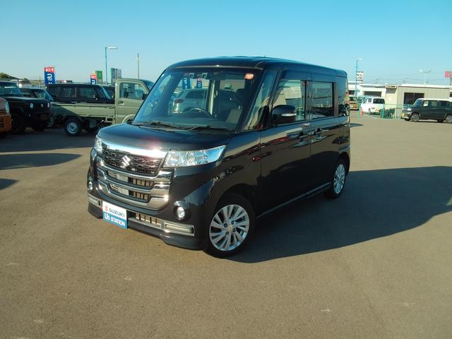 スペーシアカスタムＺ カスタムＺ　片側電動スライドドア　衝突被害軽減システム　スズキの初売り！１月４日から１２日までの限定価格となります。７日（水曜日）は店休日となっておりますのでお問い合わせの対応は８日よりさせて頂きます。店舗へご来店いただける方のみ販売させて頂きます。（2枚目）