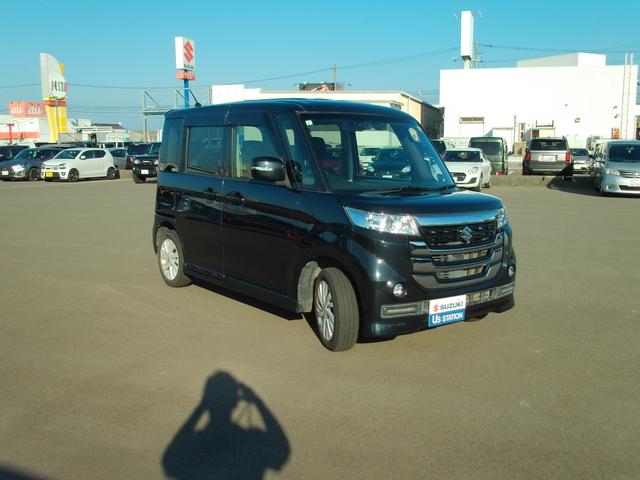 スペーシアカスタムＺ カスタムＺ　片側電動スライドドア　衝突被害軽減システム　スズキの初売り！１月４日から１２日までの限定価格となります。７日（水曜日）は店休日となっておりますのでお問い合わせの対応は８日よりさせて頂きます。店舗へご来店いただける方のみ販売させて頂きます。（4枚目）