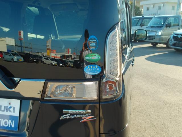 スペーシアカスタムＺ カスタムＺ　片側電動スライドドア　衝突被害軽減システム　スズキの初売り！１月４日から１２日までの限定価格となります。７日（水曜日）は店休日となっておりますのでお問い合わせの対応は８日よりさせて頂きます。店舗へご来店いただける方のみ販売させて頂きます。（12枚目）