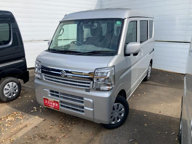 エブリイ JOIN 6型 衝突被害軽減システム プッシュスタート フルホイールキャップ オートライト 両側スライドドア 4WD シートヒーター アイドリングストップ USBソケット 横滑り防止機能 衝突安全ボディ 盗難防止システム 取扱説明書 メンテナンスノート(2枚目)