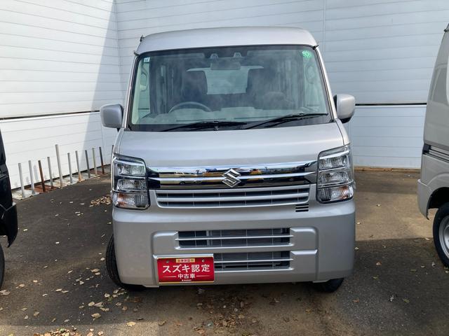 エブリイ JOIN 6型 衝突被害軽減システム プッシュスタート フルホイールキャップ オートライト 両側スライドドア 4WD シートヒーター アイドリングストップ USBソケット 横滑り防止機能 衝突安全ボディ 盗難防止システム 取扱説明書 メンテナンスノート(3枚目)