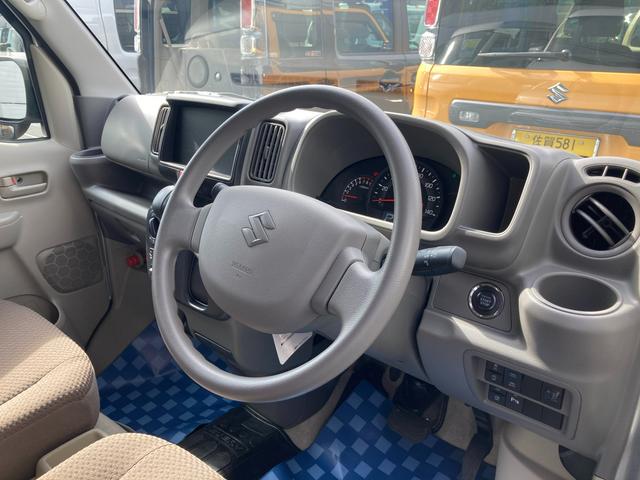 エブリイ JOIN 6型 衝突被害軽減システム プッシュスタート フルホイールキャップ オートライト 両側スライドドア 4WD シートヒーター アイドリングストップ USBソケット 横滑り防止機能 衝突安全ボディ 盗難防止システム 取扱説明書 メンテナンスノート(35枚目)