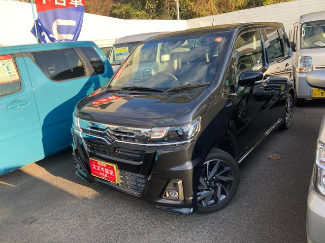 ワゴンＲカスタムＺ カスタムＺ　ＨＹＢＲＩＤ　ＺＸ　４型　衝突被害軽減システム　１５インチアルミホイール　オートライト　プッシュスタート　シートヒーター　オートエアコン　アイドリングストップ　ＵＳＢ　横滑り防止機能　衝突安全ボディ　盗難防止システム　取扱説明書　メンテナンスノート（2枚目）