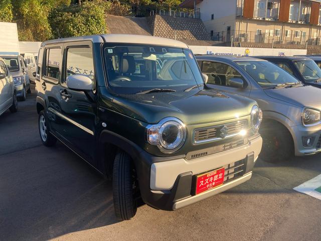 ハスラー ＨＹＢＲＩＤ　Ｇ　３型　衝突被害軽減システム　シートヒーター　１５インチスチールホイール　オートライト　プッシュスタート　電動格納ドアミラー　オートエアコン　アイドリングストップ　横滑り防止機能　衝突安全ボディ　盗難防止システム　取扱説明書　メンテナンスノート（4枚目）