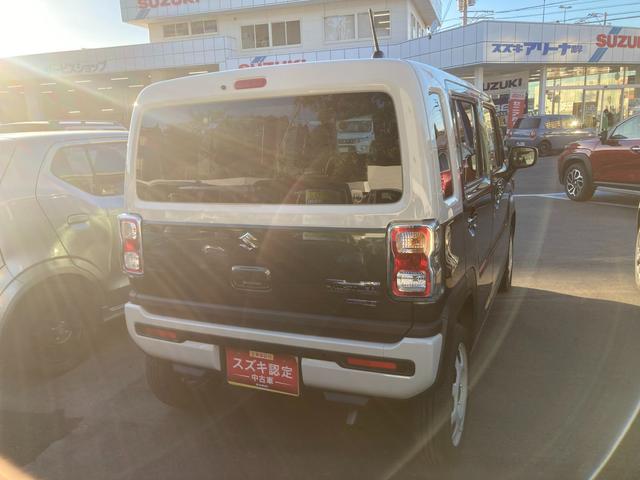 ハスラー ＨＹＢＲＩＤ　Ｇ　３型　衝突被害軽減システム　シートヒーター　１５インチスチールホイール　オートライト　プッシュスタート　電動格納ドアミラー　オートエアコン　アイドリングストップ　横滑り防止機能　衝突安全ボディ　盗難防止システム　取扱説明書　メンテナンスノート（5枚目）