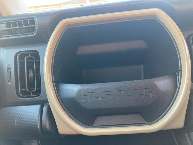 ハスラー ＨＹＢＲＩＤ　Ｇ　３型　衝突被害軽減システム　シートヒーター　１５インチスチールホイール　オートライト　プッシュスタート　電動格納ドアミラー　オートエアコン　アイドリングストップ　横滑り防止機能　衝突安全ボディ　盗難防止システム　取扱説明書　メンテナンスノート（36枚目）