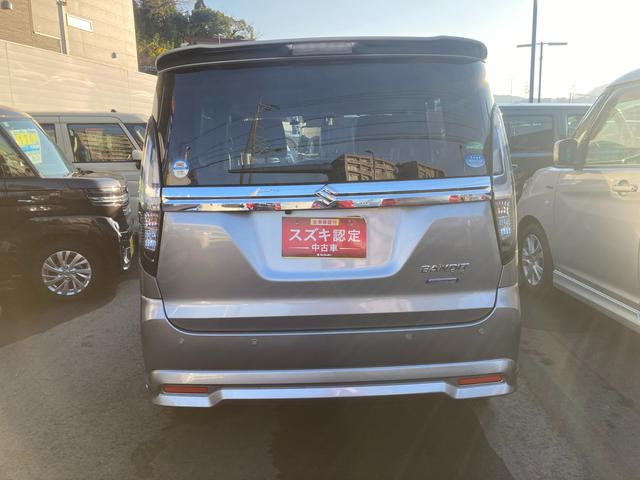 ソリオバンディット バンディット　ＨＹＢＲＩＤ　ＭＶ　全方位カメラ　ドラレコ　１５インチアルミホイール　オートライト　ナビ　片側電動スライドドア　プッシュスタート　シートヒーター　オートエアコン　ＥＴＣ　衝突被害軽減システム　アイドリングストップ　横滑り防止機能　衝突安全ボディ（6枚目）