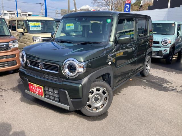 ハスラー ＨＹＢＲＩＤ　Ｇ　３型　衝突被害軽減システム　オートライト　１５インチスチールホイール　プッシュスタート　シートヒーター　オートエアコン　アイドリングストップ　横滑り防止機能　衝突安全ボディ　盗難防止システム　取扱説明書　メンテナンスノート（2枚目）