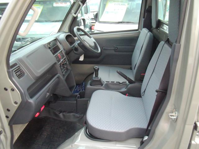 キャリイトラック ＫＣエアコン・パワステ　７型　５速ＭＴ　４ＷＤ　オートライト　スペアタイヤ　ＡＭ／ＦＭラジオ　パワーウィンドウ　衝突被害軽減システム　アイドリングストップ　横滑り防止機能　衝突安全ボディ　取扱説明書　メンテナンスノート（36枚目）