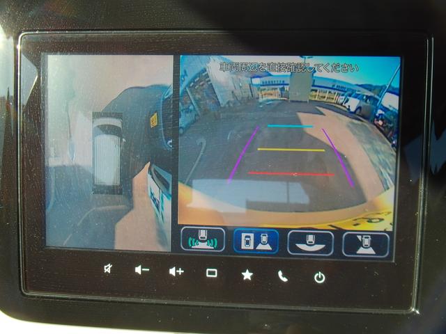 スペーシア ＨＹＢＲＩＤ　Ｘ　ナビ　全方位カメラ　両側電動スライドドア　フルホイールキャップ　オートライト　プッシュスタート　シートヒーター　オートエアコン　衝突被害軽減システム　アイドリングストップ　ＵＳＢソケット　横滑り防止機能　衝突安全ボディ　盗難防止システム（19枚目）