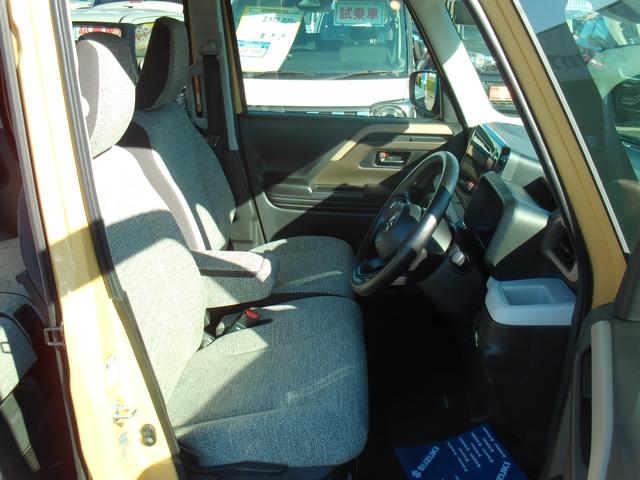 スペーシア ＨＹＢＲＩＤ　Ｘ　ナビ　全方位カメラ　両側電動スライドドア　フルホイールキャップ　オートライト　プッシュスタート　シートヒーター　オートエアコン　衝突被害軽減システム　アイドリングストップ　ＵＳＢソケット　横滑り防止機能　衝突安全ボディ　盗難防止システム（35枚目）