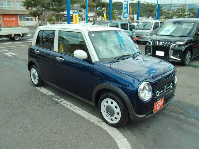 アルトラパンLC LC X 5型 ディスプレイオーディオ バックカメラ USB 14インチアルミホイール オートライト プッシュスタート シートヒーター オートエアコン 衝突被害軽減システム アイドリングストップ 横滑り防止機能 衝突安全ボディ 盗難防止システム 取扱説明書(4枚目)