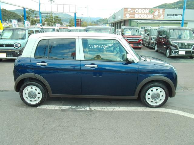 アルトラパンLC LC X 5型 ディスプレイオーディオ バックカメラ USB 14インチアルミホイール オートライト プッシュスタート シートヒーター オートエアコン 衝突被害軽減システム アイドリングストップ 横滑り防止機能 衝突安全ボディ 盗難防止システム 取扱説明書(8枚目)