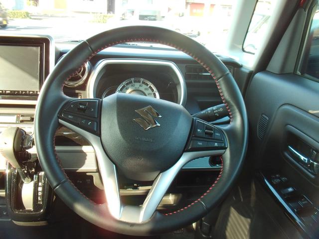 スペーシアカスタム カスタム　ＨＹＢＲＩＤ　ＸＳ　２型　両側電動スライドドア　１５インチアルミホイール　オートライト　プッシュスタート　シートヒーター　オートエアコン　ＵＳＢソケット　衝突被害軽減システム　アイドリングストップ　横滑り防止機能　衝突安全ボディ　盗難防止システム（17枚目）