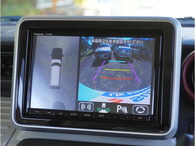 スペーシア ＨＹＢＲＩＤ　Ｘ　全方位カメラ　ナビ　前後ドライブレコーダー　全方位カメラ　ナビ　前後ドライブレコーダー　両側電動スライドドア　リアパーキングセンサー　運転席シートヒーター　プッシュスタート　スマートキー　ヘッドアップディスプレイ　オートライト　衝突被害軽減（5枚目）