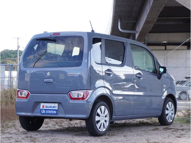 ワゴンR FX 5速MT リアパーキングセンサー 運転席シートヒーター 5速MT リアパーキングセンサー 運転席シートヒーター プッシュスタート スマートキー CD AMFMラジオ オートライト 衝突被害軽減システム 横滑り防止機能 衝突安全ボディ 盗難防止システム(22枚目)