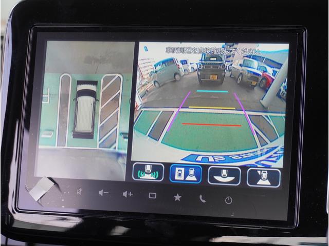 スペーシア ギア　ＨＹＢＲＩＤ　ＸＺターボ　全方位カメラ　ナビ　衝突軽減　全方位カメラ　ナビ　両側電動スライドドア　パーキングセンサー　パドルシフト　アダプティブクルーズコントロール　シートヒーター　ステアリングヒーター　電動パーキングブレーキ　ヘッドアップディスプレイ（4枚目）