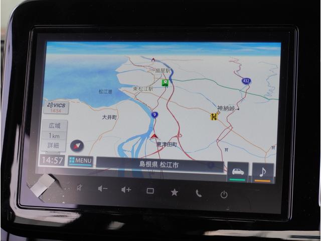 スペーシア ギア　ＨＹＢＲＩＤ　ＸＺターボ　全方位カメラ　ナビ　衝突軽減　全方位カメラ　ナビ　両側電動スライドドア　パーキングセンサー　パドルシフト　アダプティブクルーズコントロール　シートヒーター　ステアリングヒーター　電動パーキングブレーキ　ヘッドアップディスプレイ（5枚目）