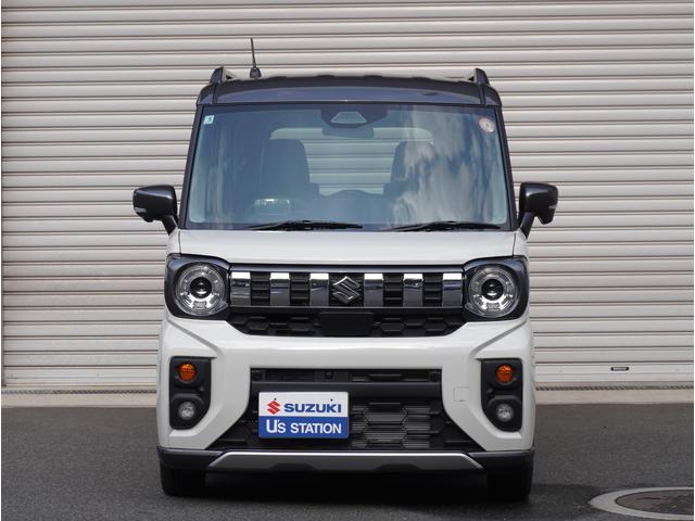 スペーシア ギア　ＨＹＢＲＩＤ　ＸＺターボ　全方位カメラ　ナビ　衝突軽減　全方位カメラ　ナビ　両側電動スライドドア　パーキングセンサー　パドルシフト　アダプティブクルーズコントロール　シートヒーター　ステアリングヒーター　電動パーキングブレーキ　ヘッドアップディスプレイ（7枚目）