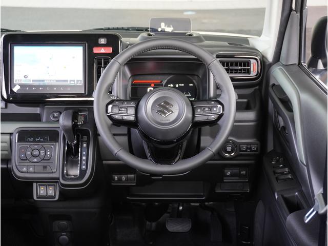 スペーシア ギア　ＨＹＢＲＩＤ　ＸＺターボ　全方位カメラ　ナビ　衝突軽減　全方位カメラ　ナビ　両側電動スライドドア　パーキングセンサー　パドルシフト　アダプティブクルーズコントロール　シートヒーター　ステアリングヒーター　電動パーキングブレーキ　ヘッドアップディスプレイ（35枚目）