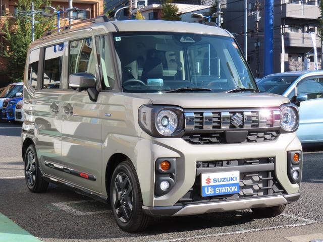 スペーシア ギア HYBRID XZターボ/全方位バックカメラ付きナビ 2WD・CVT車・ オートライト・Bluetooth・スライドドア・社用車アップ・シートヒーター・オートエアコン・禁煙車・スズキセーフティーサポート・衝突被害軽減システム・アイドリングストップ(40枚目)
