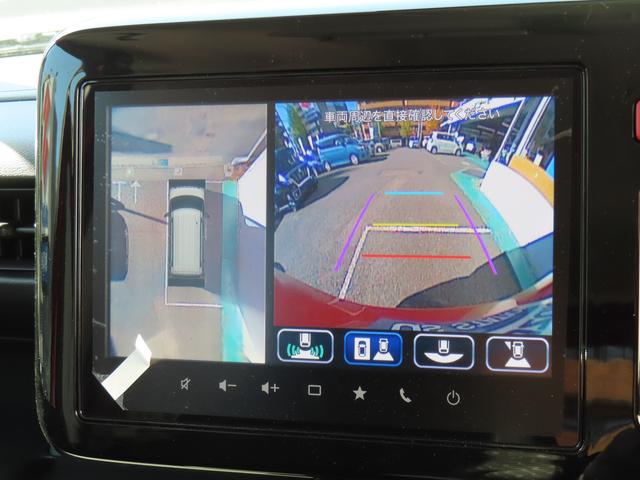 スペーシア ギア　ＨＹＢＲＩＤ　ＸＺ／社用車アップ・衝突被害軽減ブレーキ　全方位バックカメラ・オートライト・Ｂｌｕｅｔｏｏｔｈ・スライドドア・純正ナビ・プッシュスタート・シートヒーター・オートエアコン・禁煙車・スズキセーフティーサポート・衝突被害軽減Ｓ・アイドリングストップ（5枚目）