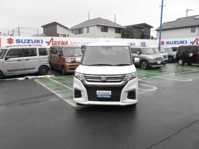 ソリオ ＨＹＢＲＩＤ　ＭＸ　ＣＶＴ　衝突軽減ブレーキ　全方位ナビ　オートライト　Ｂｌｕｅｔｏｏｔｈ　スライドドア　純正ナビ　プッシュスタート　シートヒーター　オートエアコン　ＥＴＣ　衝突被害軽減システム　アイドリングストップ　横滑り防止機能　衝突安全ボディ（6枚目）